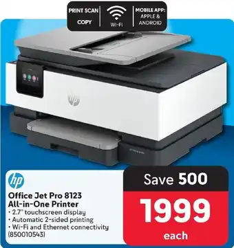 Makro HP Office Jet Pro 8123 All-in-One Printer offer