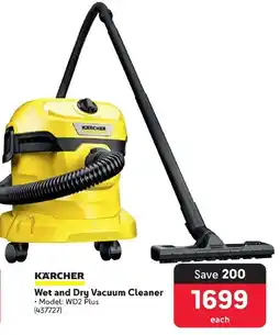 Makro KARCHER Wet and Dry Vacuum Cleaner offer