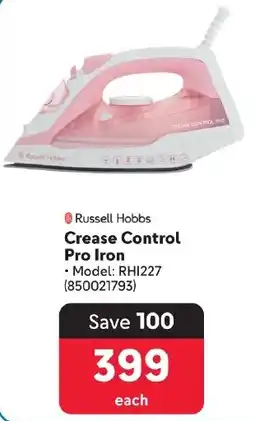 Makro Russell Hobbs Crease Control Pro Iron offer