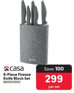 Makro Casa Firenze Knife Block Set offer