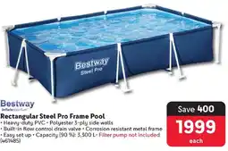 Makro Bestway Rectangular Steel Pro Frame Pool offer