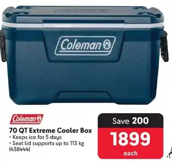 Makro Coleman 70 QT Extreme Cooler Box offer