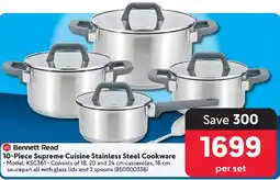 Makro Bennett Read Supreme Cuisine Stainless Steel Cookware offer