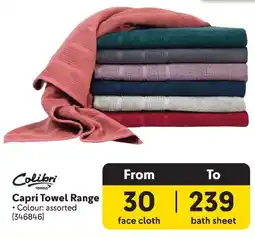 Makro Colibri Capri Towel Range offer