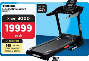 Makro TROJAN Elite 2000 Treadmill offer