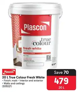 Makro Plascon True Colour Fresh White offer