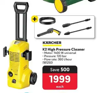 Makro KARCHER K2 High Pressure Cleaner offer