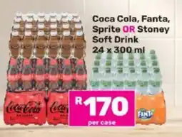 Game Coca Cola, Fanta, Sprite OR Stoney Soft Drink offer