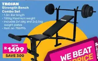 Game TROJAN Strength Bench Combo Set offer