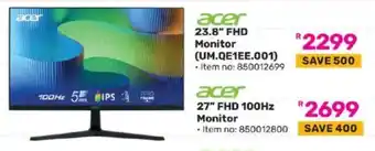 Game Acer 23.8" FHD Monitor (UM.QE1EE.001) offer