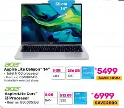 Game Acer Aspire Lite Celeron 14" offer