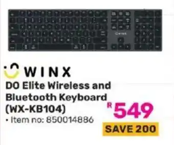 Game WINX DO Elite Wireless and Bluetooth Keyboard (WX-KB104) offer