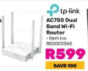 Game Tp-link AC750 Dual Band Wi-Fi Router offer