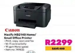 Game Canon Maxify MB2140 Home/ Small Office Printer offer