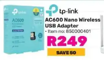 Game Tp-link AC600 Nano Wireless USB Adapter offer