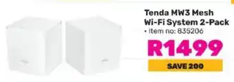 Game Tenda MW3 Mesh Wi-Fi System offer