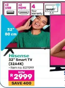 Game Hisense 32" Smart TV offer