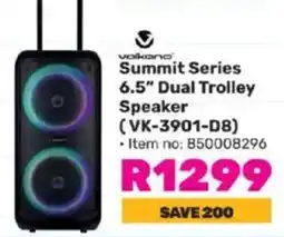 Game Volkano Summit Series 6.5" Dual Trolley Speaker offer