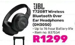 Game JBL T720BT Wireless Bluetooth Over Ear Headphones offer