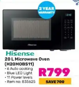 Game Hisense Microwave Oven (H20MOBS11) offer