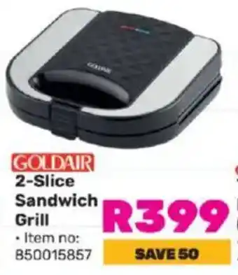 Game GOLDAIR 2-Slice Sandwich Grill offer