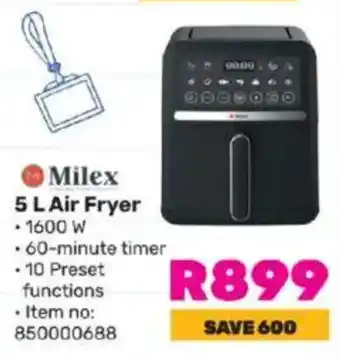 Game Milex Air Fryer offer