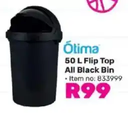 Game Ótima Flip Top All Black Bin offer