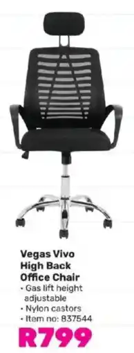 Game Vegas Vivo High Back Office Chair offer