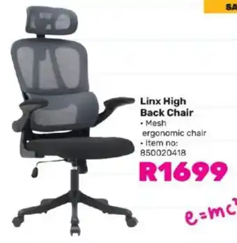 Game Linx High Back Chair offer