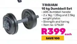 Game TROJAN Dumbbell Set offer