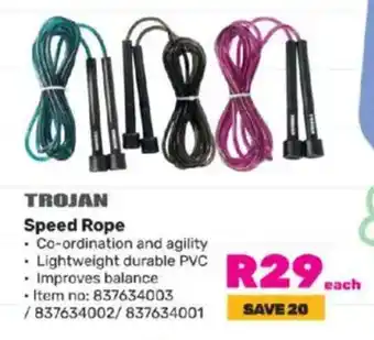 Game TROJAN Speed Rope offer