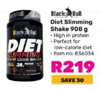 Game Black Bull Diet Slimming Shake offer