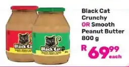 Game Black Cat Crunchy OR Smooth Peanut Butter offer