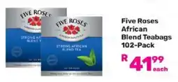 Game Five Roses African Blend Teabags offer