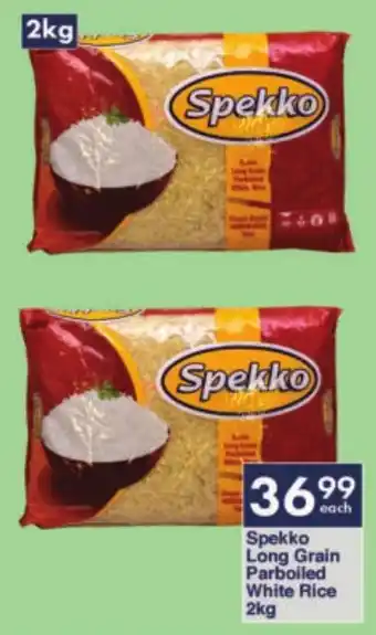 President Hyper Spekko Long Grain Parboiled White Rice offer