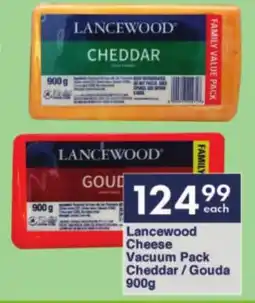 President Hyper Lancewood Cheese Vacuum Pack Cheddar/Gouda offer