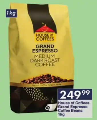 President Hyper House of Coffees Grand Espresso Coffee Beans offer