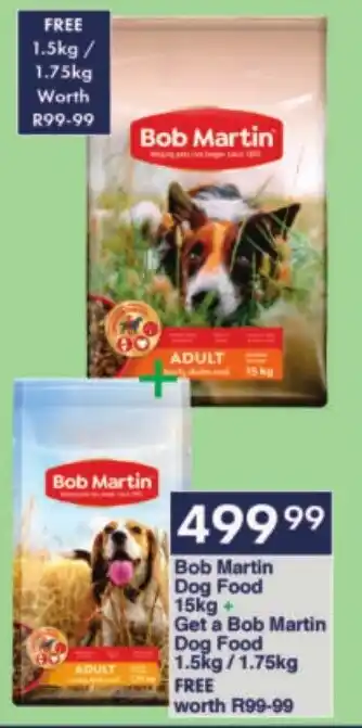 President Hyper Bob Martin Dog Food + Get a Bob Martin Dog Food FREE offer