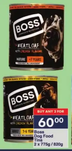 President Hyper Boss Dog Food Tins offer