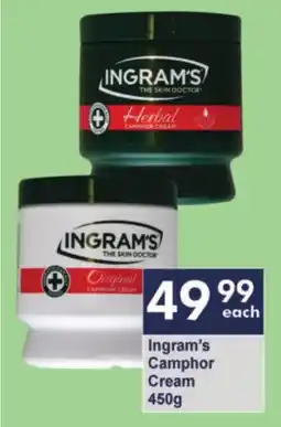 President Hyper Ingram's Camphor Cream offer