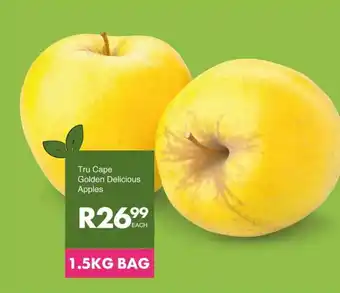 Save Tru Cape Golden Delicious Apples offer