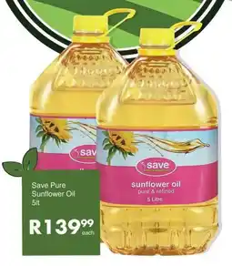 Save Save Pure Sunflower Oil offer