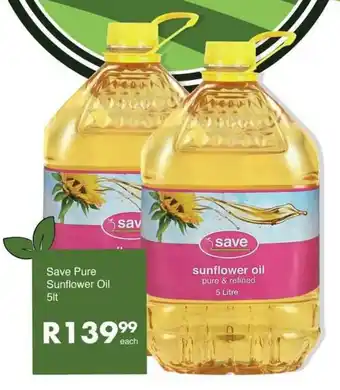 Save Save Pure Sunflower Oil offer