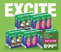 Save Rhodes Nectar Juice offer