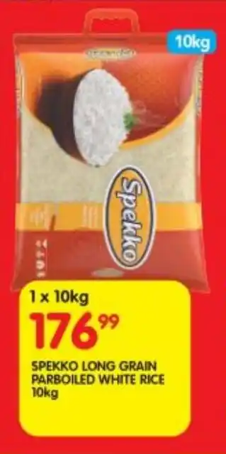 Shoprite Spekko long grain parboiled white rice offer