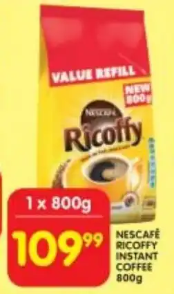 Shoprite Nescafé ricoffy instant coffee offer