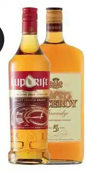 Ultra Liquors Klipdrift Export Or Viceroy Rounds Or Flats Brandy-750ml offer