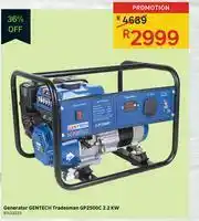 Leroy Merlin Gentech Tradesman Generator GP2500C 2.2KW offer