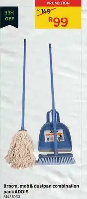 Leroy Merlin Addis Combination Broom, Mop & Dustpan Packs offer