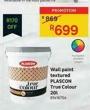 Leroy Merlin Plascon 20L True Colour Wall Paint Textured offer
